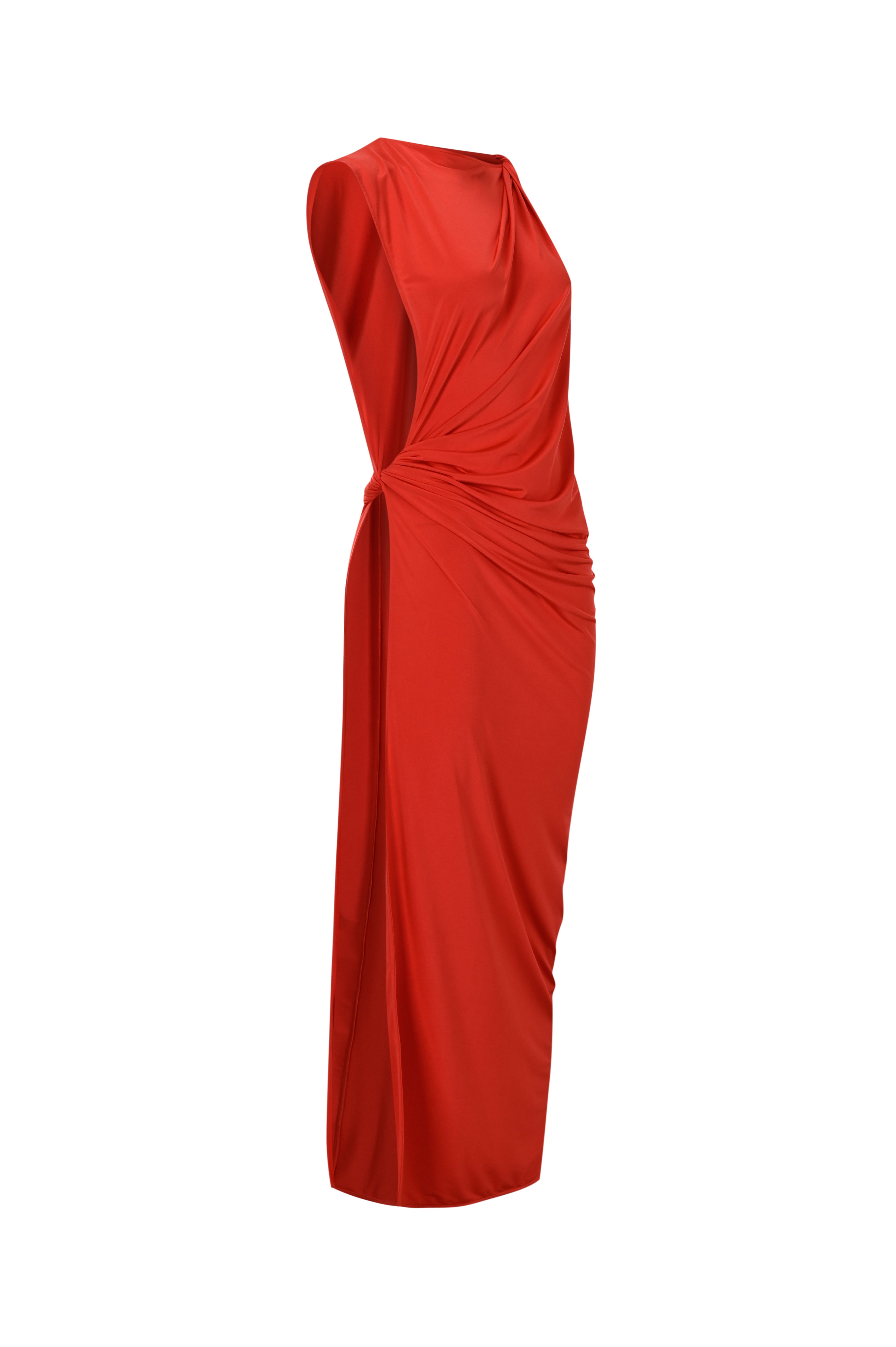 Khéla The Label-Showstopper Dress In Coral-Elbise-5-Milagron.com
