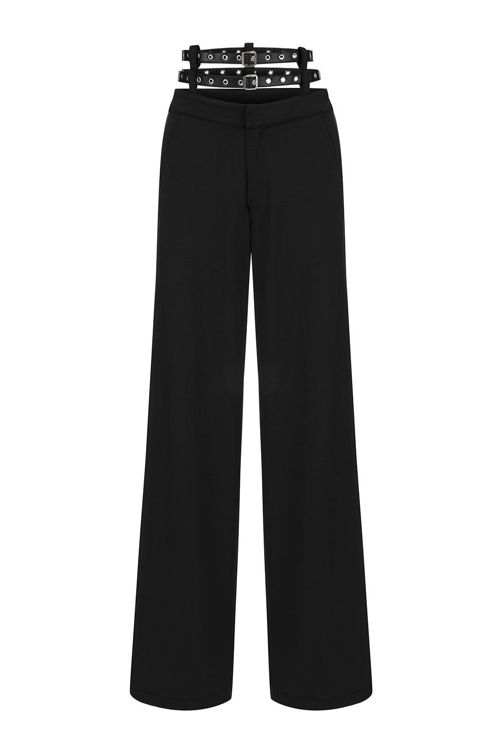 Khéla The Label-Singularity Pants In Black-Pantolon-4-Milagron.com