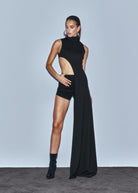 Khéla The Label-Stay Mad Asymmetric Top Black-4-Milagron.com