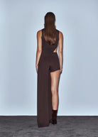 Khéla The Label-Stay Mad Asymmetric Top Brown-3-Milagron.com