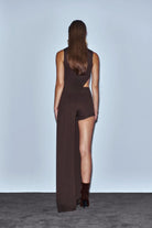 Khéla The Label-Stay Mad Asymmetric Top Brown-Top-3-Milagron.com