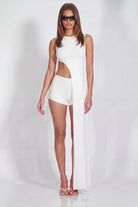 Khéla The Label-Stay Mad Asymmetric Top Off-White-Top-5-Milagron.com