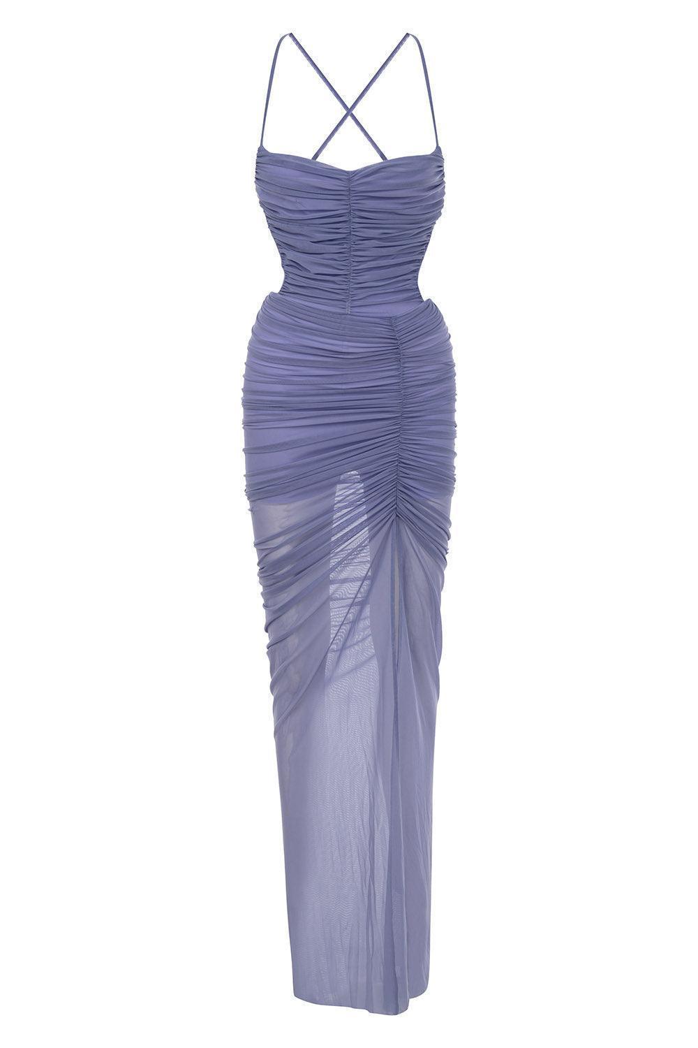Khéla The Label Store-Fainthearted Dress In Lilac-Elbise-4-Milagron.com