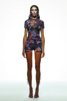 Khéla The Label-Tainted Flower Jersey Shorts-Şort-5-Milagron.com
