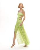 Khéla The Label-Toxic Tango Dress In Lime-Elbise-2-Milagron.com