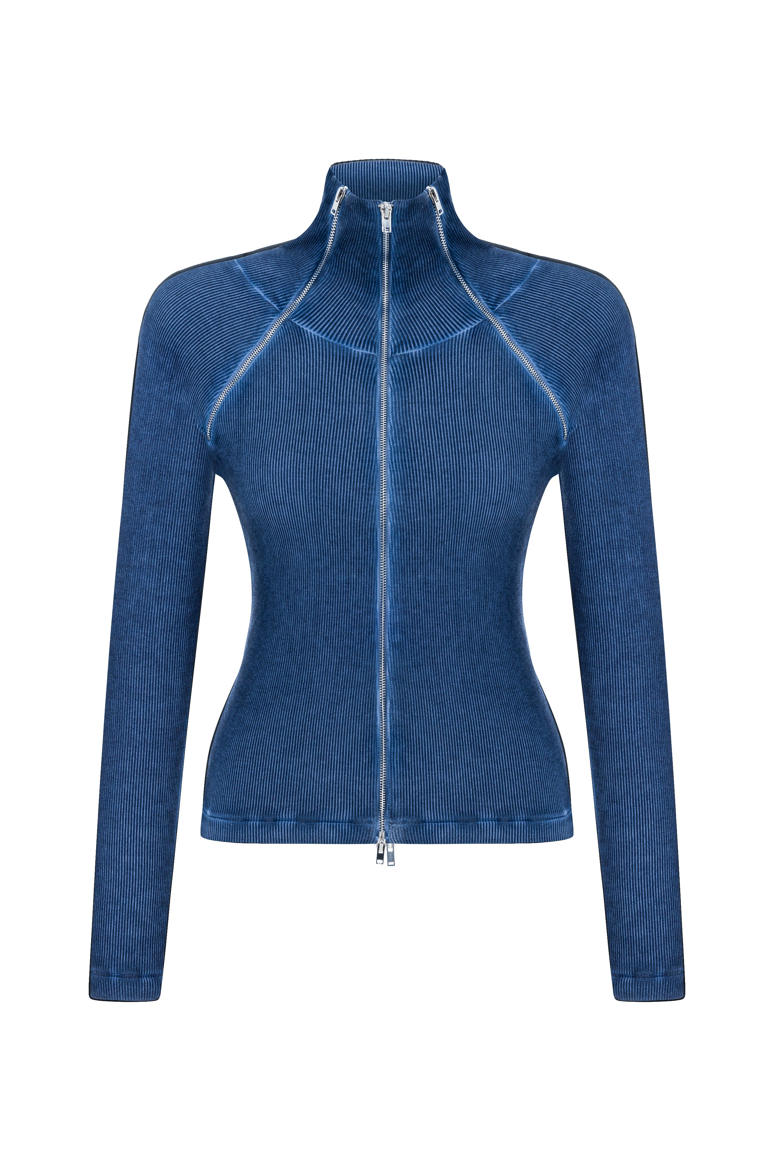 Khéla The Label-Transient Top In Indigo-Top-2-Milagron.com