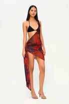 Khéla The Label-Unbothered Pareo In Flower Print-Elbise-1-Milagron.com