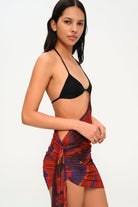 Khéla The Label-Unbothered Pareo In Flower Print-Elbise-2-Milagron.com