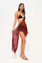 Khéla The Label-Unbothered Pareo In Flower Print-Elbise-3-Milagron.com