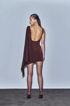 Khéla The Label-Walk Away Dress Brown-Elbise-3-Milagron.com