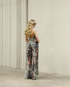 Who Is She Pants In Animal Print