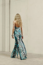 Khéla The Label-Who Is She Pants In Green Animal Print-Pantolon-3-Milagron.com