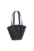 Khilios-Marla Tote Siyah Deri El /omuz Çantası-Omuz Çantası-5-Milagron.com