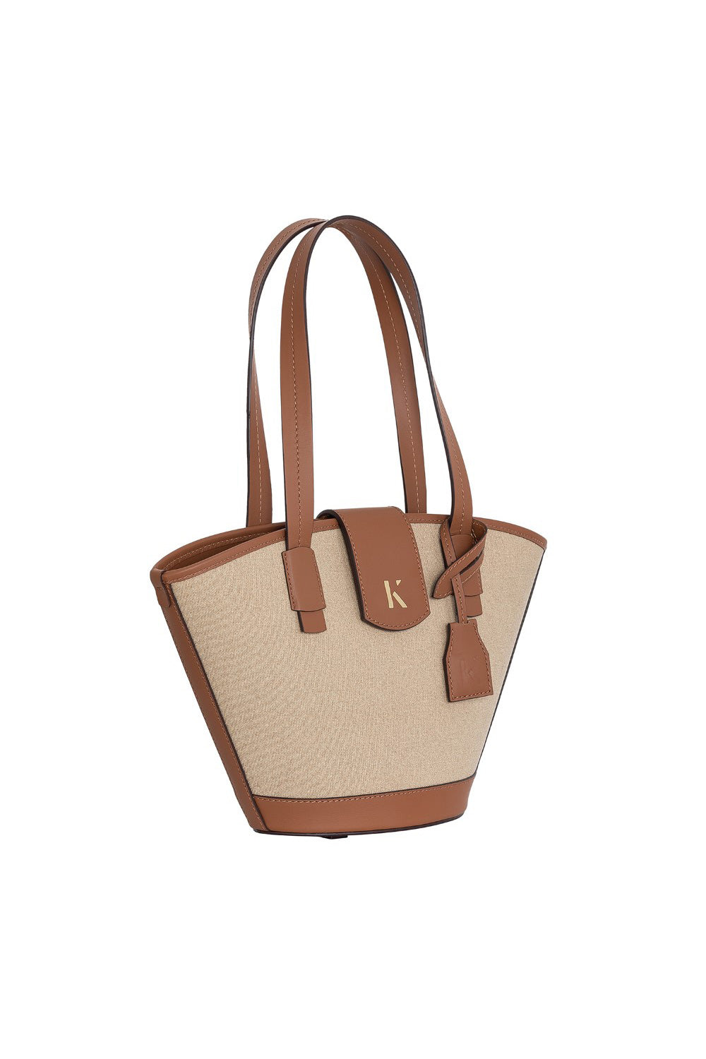 Khilios-Marla Tote Taba-kanvas Deri El /omuz Çantası-Omuz Çantası-3-Milagron.com