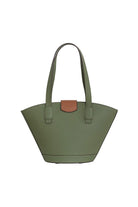 Khilios-Marla Tote Yeşil Deri El / Omuz Çantası-Omuz Çantası-5-Milagron.com