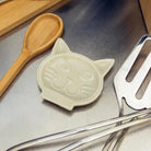 Kikkerland-Kikkerland Cat Spoon Rest Seramik Kedi Kaşıklık-Mutfak Aksesuarları-2-Milagron.com