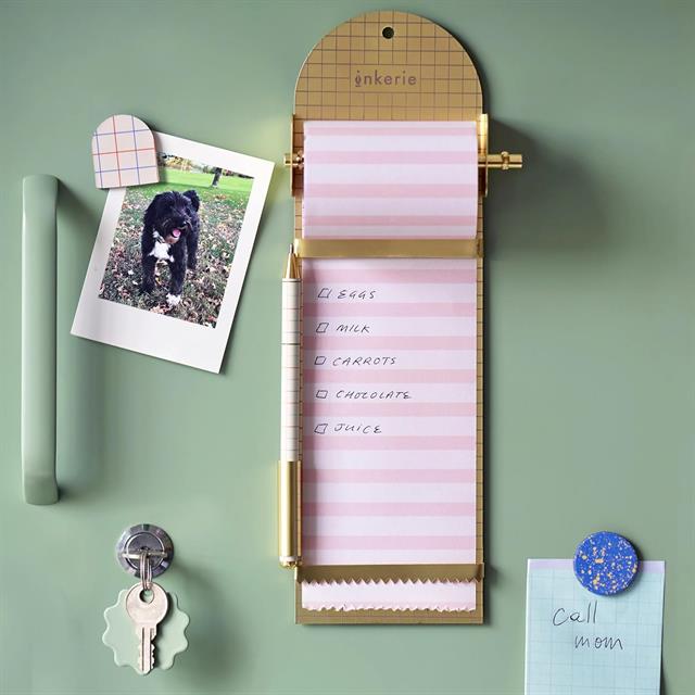 Kikkerland-Kikkerland Inkerie Mıktanıslı Manyetik Roller Notluk-Kalem Seti-2-Milagron.com