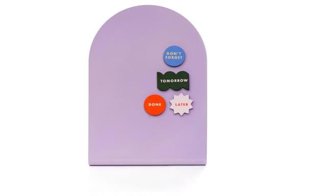 Kikkerland-Kikkerland Inkerie Purple Manyetik Board-Manyetik Board-1-Milagron.com