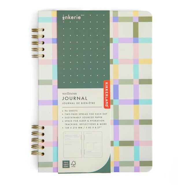 Kikkerland İNkerie Wellness Journal A5 Telli Yaşam Günlüğü
