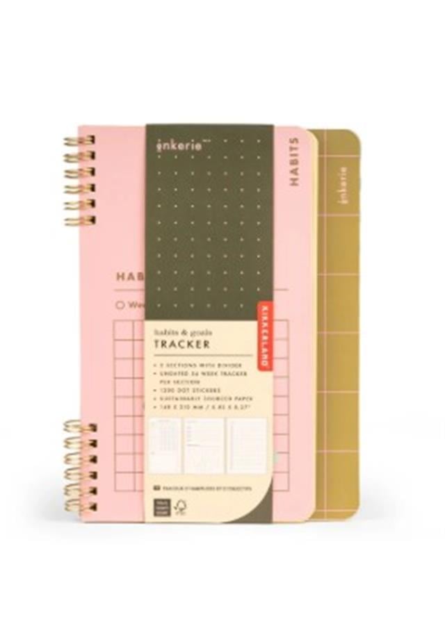 Kikkerland-Kikkerland Habit & Goals Tracker Hedef Defteri-Özel Defterler-4-Milagron.com