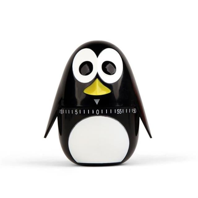 Kikkerland-Kikkerland Kitchen Timer Mutfak Zamanlayıcı Penguen-Mutfak Aksesuarları-1-Milagron.com