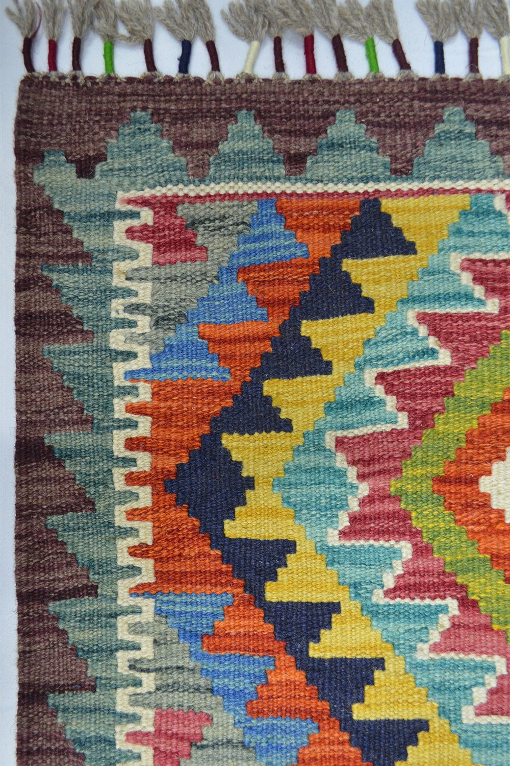 El Dokuma Afgan Kilim Yolluk 61x197 Cm (1.2 M²) - 3