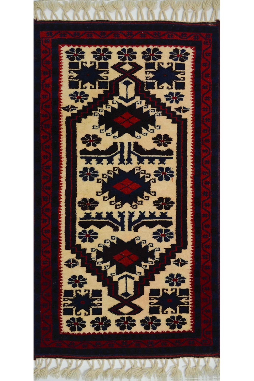 El Dokuma Geleneksel Yağcıbedir Halısı 61x115 Cm - 0