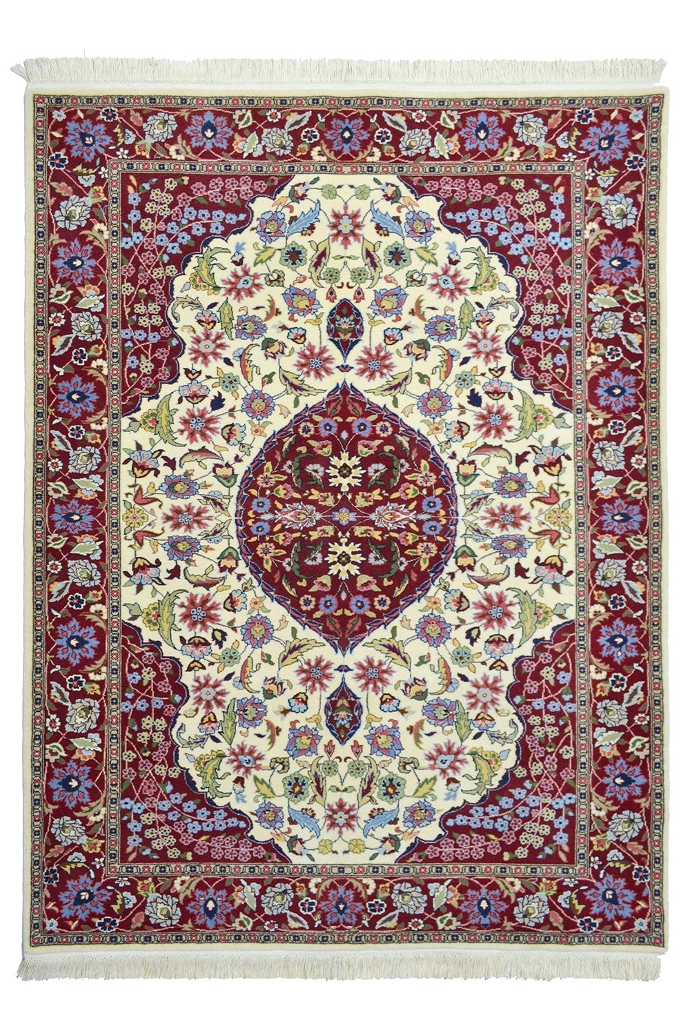 El Dokuma Hereke Halısı Erikdalı Modeli 140x200 Cm - 1