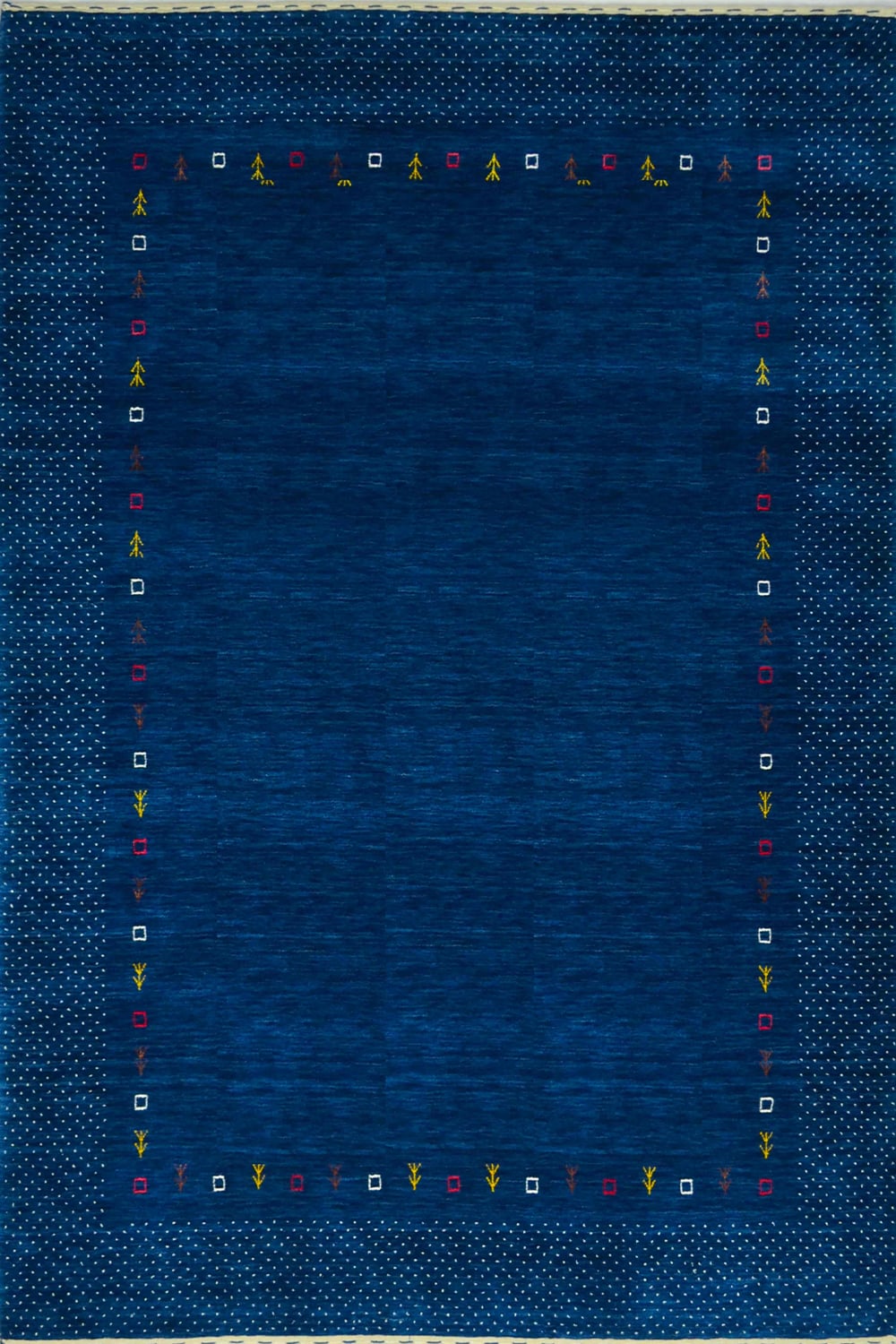 Lori Yünden El Dokuma Etnik Desenli Modern Halı - 3