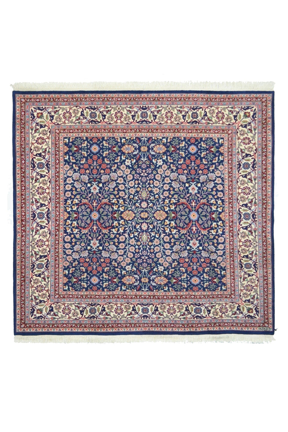 Yedi Dağın Çiçeği El Dokuma Kare Hereke Halısı 170x170 Cm (2.9 M²) - 1