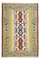 Yünden El Dokuma Uşak Kök İnce Kilim 120x180 Cm (2.16 M²) - 0