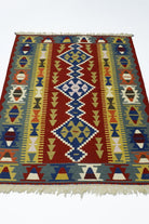 Yünden El Dokuma Uşak Kök İnce Kilim 120x180 Cm (2.16 M²) - 1