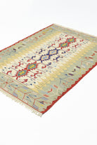 Yünden El Dokuma Uşak Kök İnce Kilim 120x180 Cm (2.16 M²) - 2