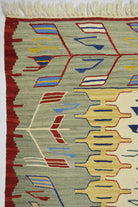 Yünden El Dokuma Uşak Kök İnce Kilim 120x180 Cm (2.16 M²) - 3
