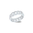 Kimolos-Always 925 Ayar Gümüş Zirkon Taşlı Zincir Model Yüzük-Yüzük-1-Milagron.com