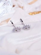 Kimolos-Big Eye 925 Ayar Gümüş Baget Taşlı Göz Küpe-Küpe-4-Milagron.com