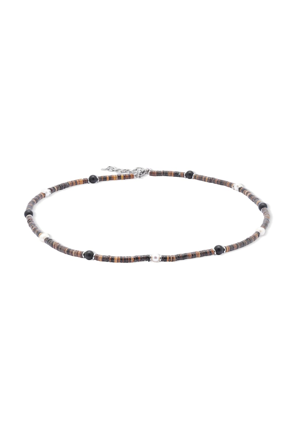 Kimolos-Boysenberry Necklace 316 Ayar Çelik Ve Doğal Taşlı Erkek Kolye-Kolye-1-Milagron.com