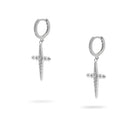 Kimolos-Don't Touch 925 Ayar Gümüş Zirkon Taşlı Tasarım Küpe-3-Milagron.com