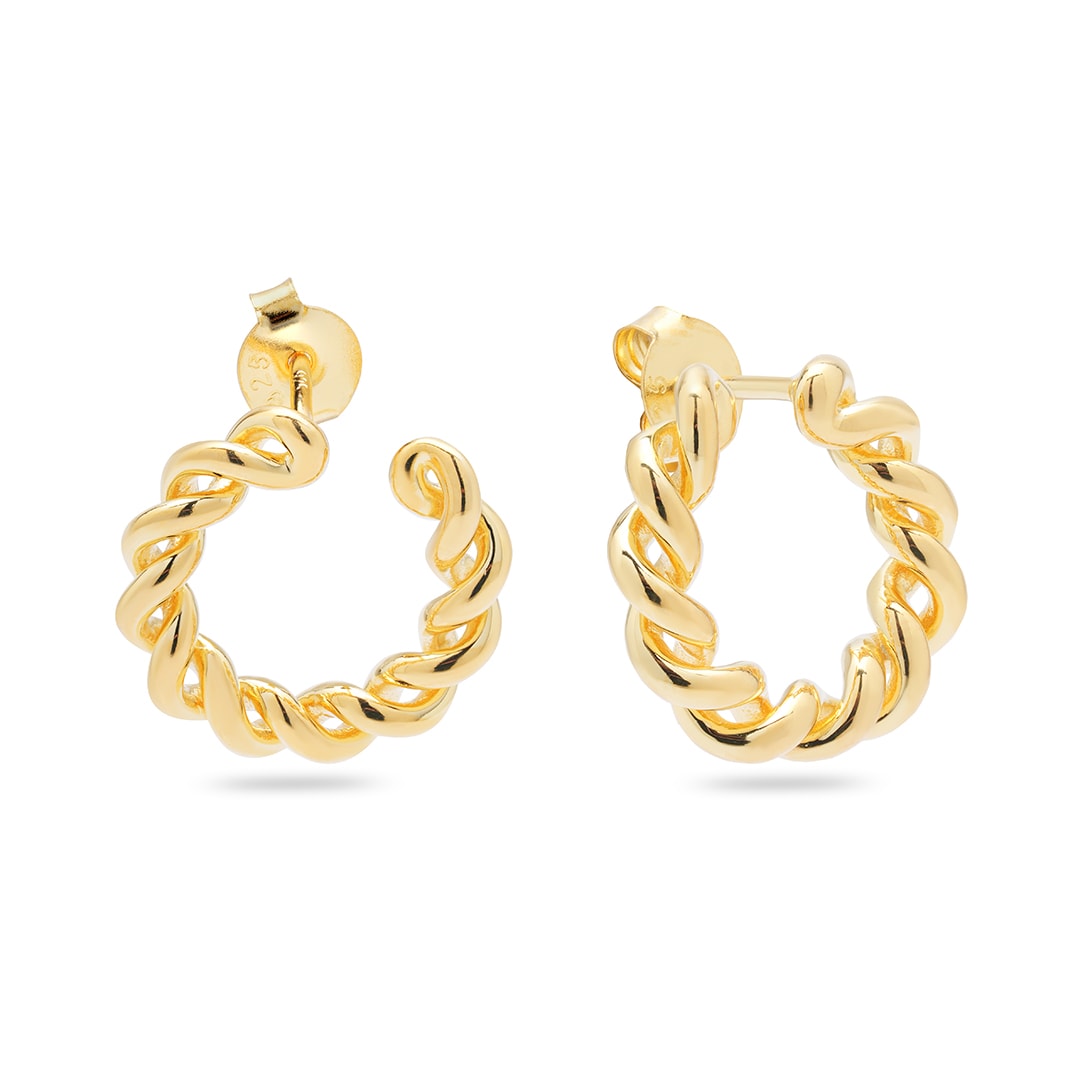 Kimolos-Eris 925 Ayar Gümüş Küpe-1-Milagron.com