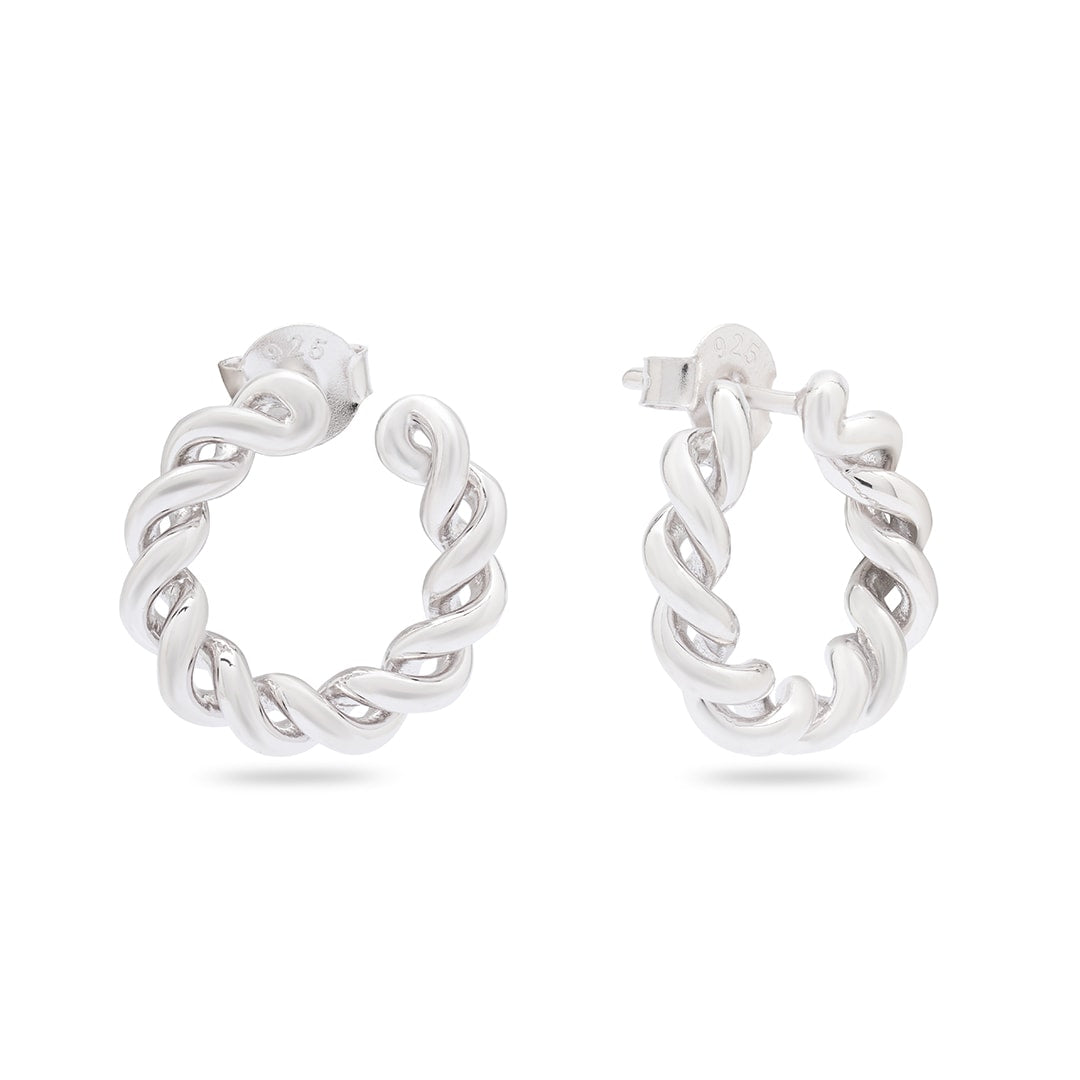 Kimolos-Eris 925 Ayar Gümüş Küpe-2-Milagron.com