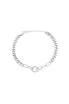 Kimolos-Eternal 925 Ayar Gümüş Zirkon Taşlı Yuvarlak Bileklik-Bileklik-1-Milagron.com