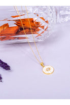 Kimolos-Eyes On You 925 Ayar Gümüş Beyaz Renk Kolye-Kolye-1-Milagron.com