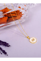 Kimolos-Eyes On You 925 Ayar Gümüş Beyaz Renk Kolye-Kolye-3-Milagron.com