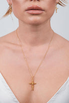 Kimolos-Judge 925 Ayar Gümüş Tasarım Haç Kolye-Kolye-2-Milagron.com