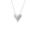 Kimolos-Love 925 Ayar Gümüş Zirkon Taşlı Kalpli Kolye-Kolye-1-Milagron.com