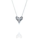 Kimolos-Love 925 Ayar Gümüş Zirkon Taşlı Kare Love Kolye-Kolye-6-Milagron.com