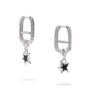 Kimolos-Mi Light 925 Ayar Gümüş Zirkon Taşlı Yıldızlı Küpe-2-Milagron.com