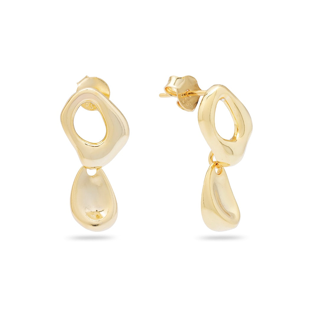 Kimolos-Nix 925 Ayar Gümüş Küpe-1-Milagron.com