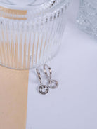 Kimolos-Smile 925 Ayar Gümüş Gülen Yüz Küpe-Küpe-2-Milagron.com