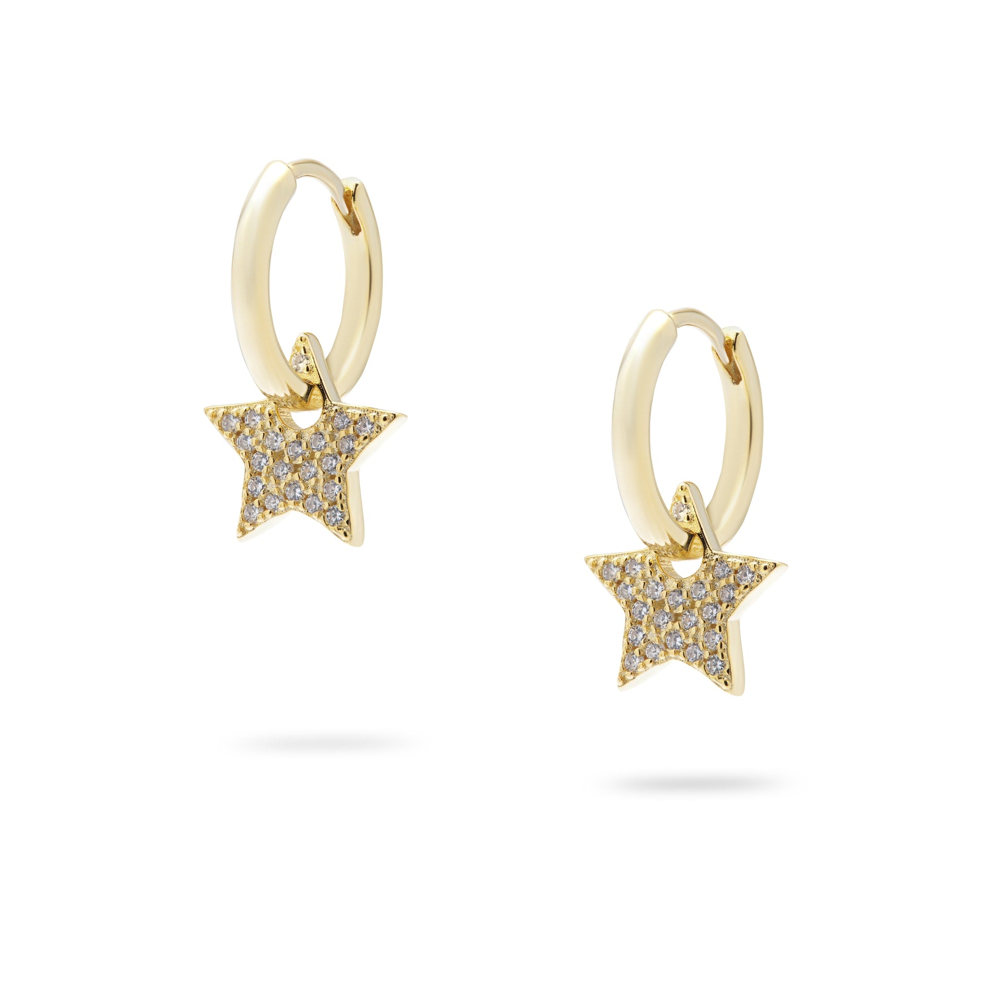 Kimolos-The Magic 925 Ayar Gümüş Zirkon Taşlı Yıldız Küpe-1-Milagron.com